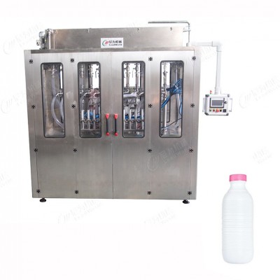 酸奶灌裝機(jī)瓶裝 尼為機(jī)械廠家加工自動(dòng)化伺服灌裝飲料生產(chǎn)線設(shè)備