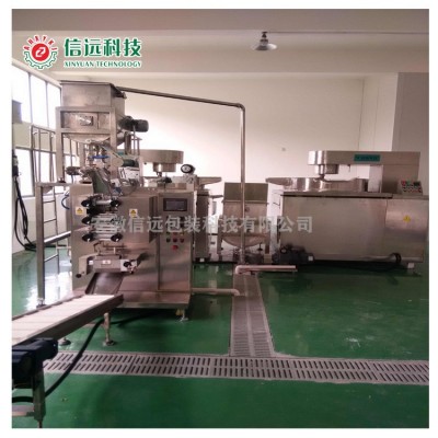 精度控制在零點幾克內(nèi)的火鍋調(diào)料自動包裝生產(chǎn)加工設備