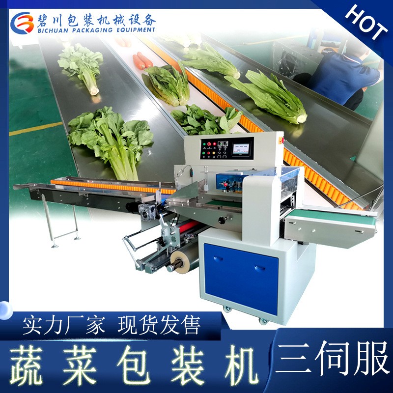 工廠直供蔬菜包裝機(jī)葉菜打包機(jī)商超稱重貼標(biāo)蔬菜包裝機(jī)械設(shè)備定制