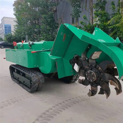 履帶式拖拉機農(nóng)用開溝回填機 田園微耕機 葡萄園果園用履帶旋耕機