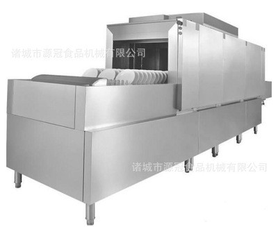廠家供應(yīng)學(xué)校工廠酒店用碗碟清洗機(jī) 長(zhǎng)龍式餐盤(pán)清洗機(jī)
