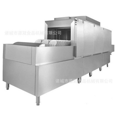 廠家供應(yīng)學(xué)校工廠酒店用碗碟清洗機(jī) 長(zhǎng)龍式餐盤清洗機(jī)