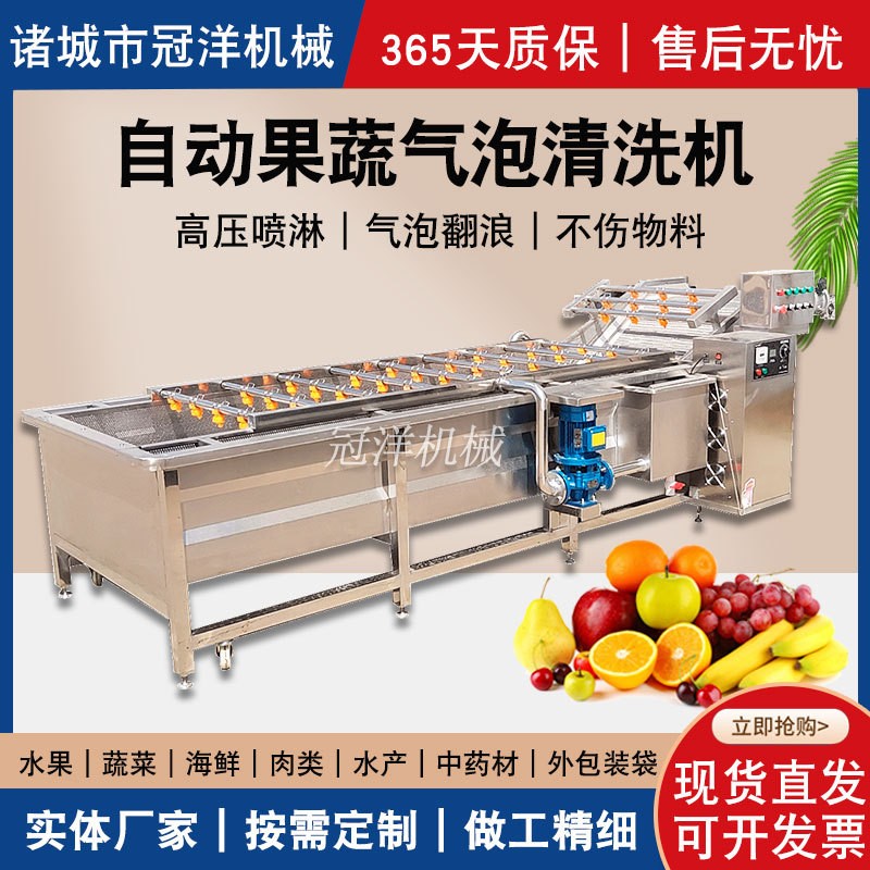 大型水果蔬菜清洗機(jī) 腌黃瓜醬菜脫鹽清洗去雜設(shè)備 凈菜加工流水線