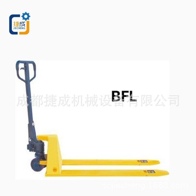 捷成叉車手動液壓搬運(yùn)車3T地牛老虎油液壓托盤車鏟車3噸成都現(xiàn)貨