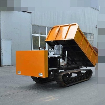 小型運輸車 履帶運輸車 山區(qū)開采石頭運輸能力強