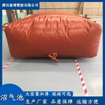 定制加厚紅泥軟體沼氣池 可折疊農(nóng)村養(yǎng)殖大型化糞池儲氣袋沼氣袋