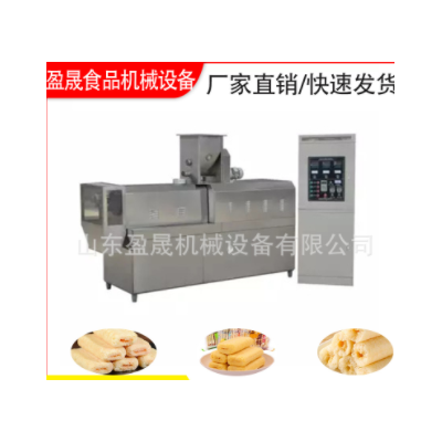臺(tái)灣夾心米餅設(shè)備 燕麥片夾心米果機(jī)械 米果膨化機(jī)