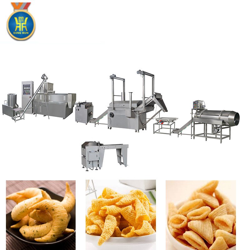 廠家多年生產(chǎn)銷售油炸食品設(shè)備全自動鍋巴膨化機(jī)小米鍋巴生產(chǎn)線
