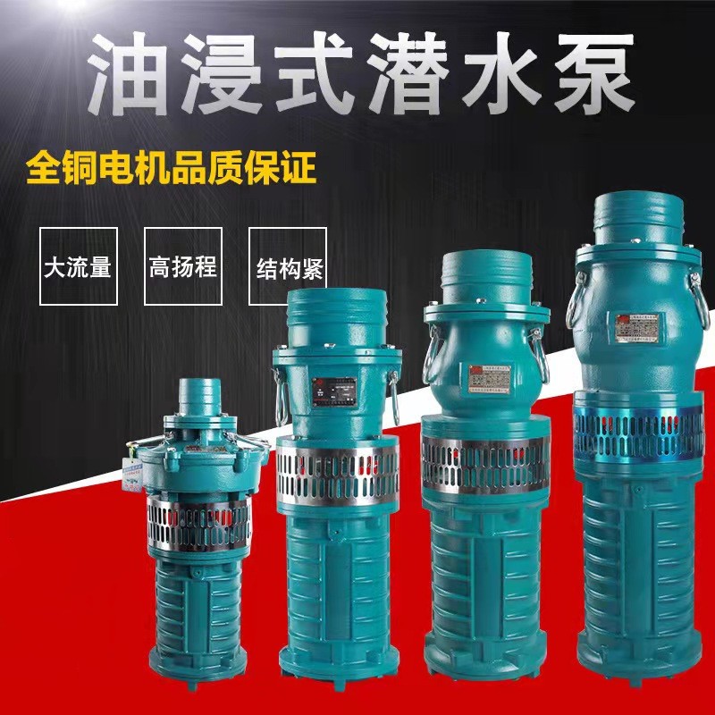 QY25-32-4 QY充油式潛水泵批發(fā) 100%銅線電機(jī)