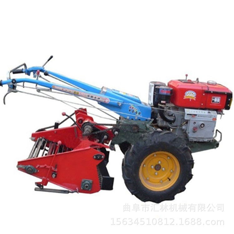 小型紅薯土豆收獲機 四輪車帶薯類出土機 挖藥材土豆都可以
