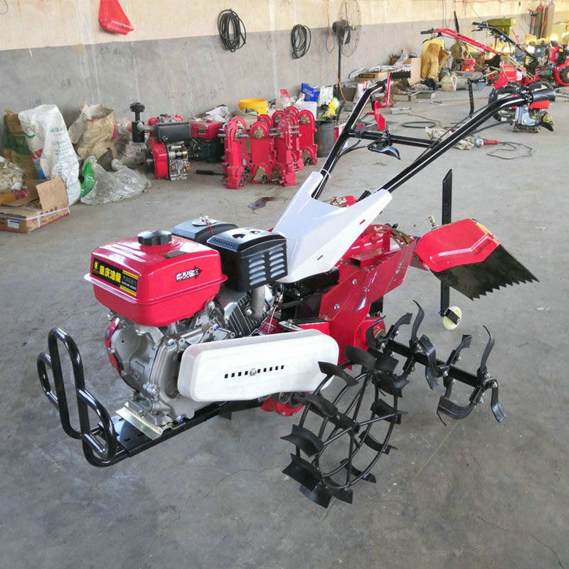 多功能小型微耕機廠家訂制自走式手扶旋耕機汽柴油小型耕地機定制