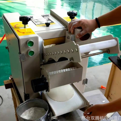 餃子館包子鋪推薦商用無(wú)毛邊仿手工自動(dòng)餃子皮機(jī)水餃皮機(jī)搟面皮機(jī)