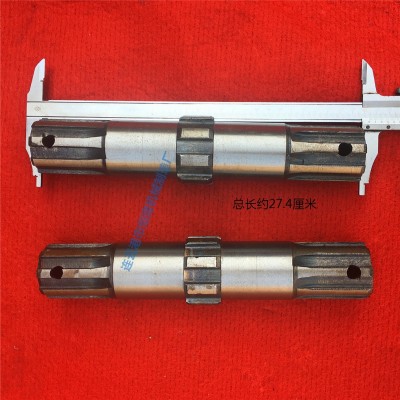 農(nóng)機(jī)配件 連云港旋耕機(jī)配件 軸 單孔花鍵軸 支持定做各種軸