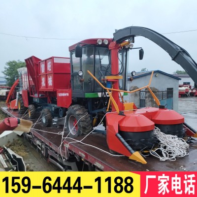 玉米秸稈粉碎收割機(jī)大型青儲(chǔ)機(jī)青貯飼料牧草回收打包打捆機(jī)圓盤式