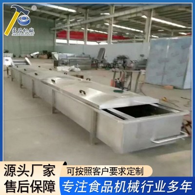 廠家供應(yīng)雞爪裝袋巴氏殺菌機(jī) 網(wǎng)帶式殺菌流水線 諸城匠品專業(yè)生產(chǎn)