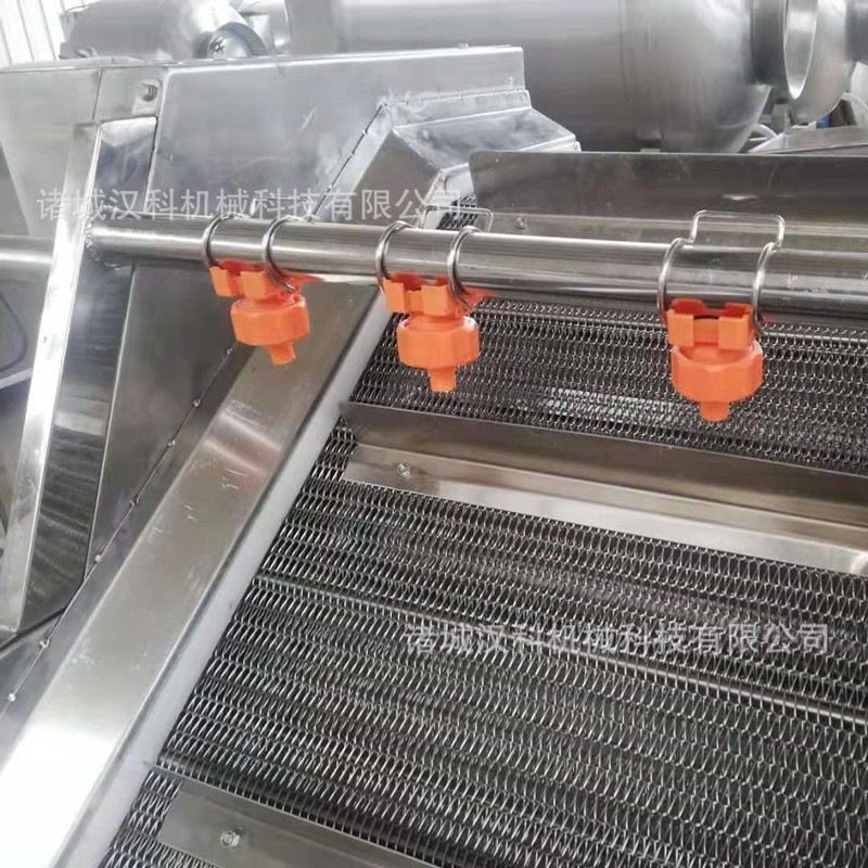 小柿子氣泡清洗機 甜瓜高壓噴淋清洗機 預(yù)制菜氣泡清洗機