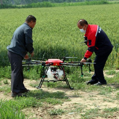 果樹(shù)水稻施肥飛機(jī)農(nóng)用打藥無(wú)人機(jī)棉花農(nóng)用多旋翼可折疊植保無(wú)人機(jī)