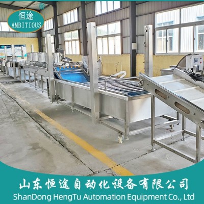 果蔬清洗機(jī)大型商用洗菜機(jī) 全自動(dòng)芽菜苗氣泡清洗生產(chǎn)線凈菜設(shè)備
