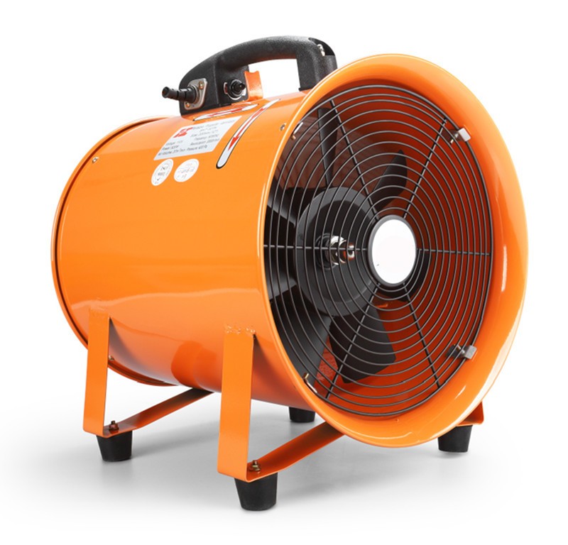 工廠批發(fā)220-110V手提式風機移動軸流風機便攜式管道風機全銅電機