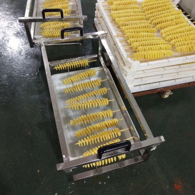 電加熱薯塔油炸機(jī) 自動(dòng)控溫薯塔油炸機(jī) 薯塔油炸機(jī)