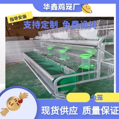 自動(dòng)清糞養(yǎng)殖兔籠大型養(yǎng)殖場自動(dòng)化兔子養(yǎng)殖設(shè)備 熱鍍鋅字母兔籠