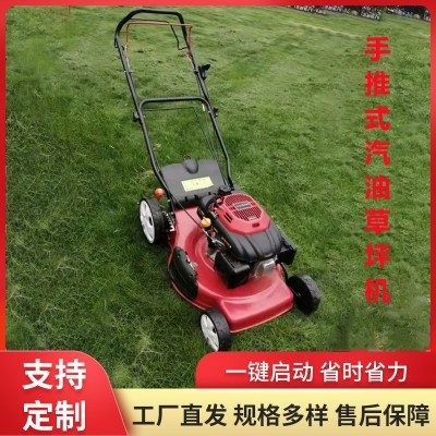 現(xiàn)貨汽油草坪機 自走手推式公園草地除草機 物業(yè)小區(qū)用手推割草機