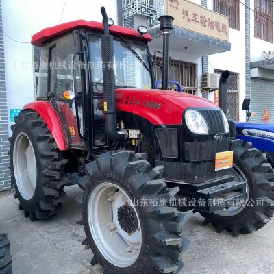 現(xiàn)車 東方紅LX804大橋農(nóng)用四驅拖拉機國三四缸庫存犁地滅茬旋耕機