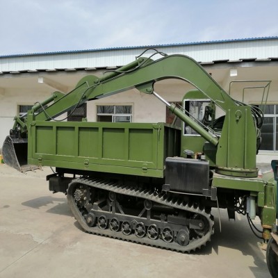 爬山四不像隨車(chē)挖 農(nóng)用抓木挖掘運(yùn)輸車(chē) 挖運(yùn)一體自卸柴油車(chē)