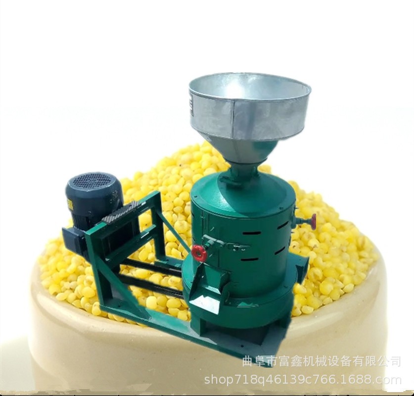 高粱谷子去皮碾米機(jī) 家用糧食脫殼碾米機(jī) 多用途電動碾米機(jī)