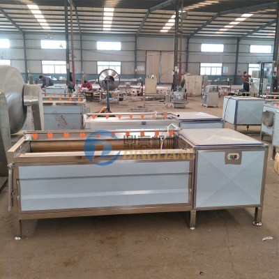 廠家供應(yīng)根莖類蔬菜清洗去皮機 全自動蘿卜清洗機蔬菜加 工廠設(shè)備