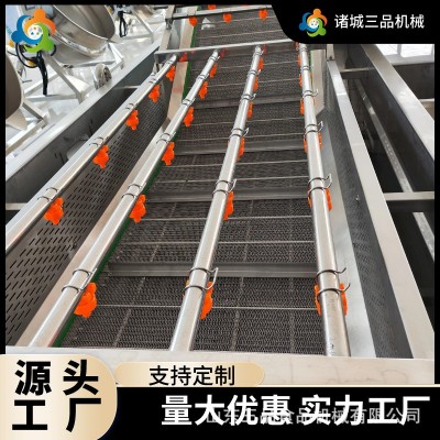 水果氣泡清洗機氣流風(fēng)機鼓泡式果蔬氣泡清洗機 多功能蔬菜清洗機