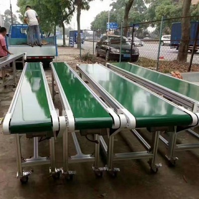 快遞裝卸分揀皮帶輸送機(jī)小型注塑輸送帶傳送機(jī) 流水轉(zhuǎn)彎?rùn)C(jī)傳動(dòng)帶