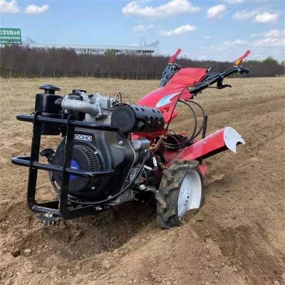 工廠直發(fā)四驅微耕機 山地果園小型旋耕機 大馬力柴油開溝起壟機