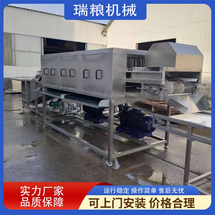 大姜清洗機(jī) 土豆生姜清洗去雜機(jī) 萵筍氣泡噴淋洗菜機(jī)